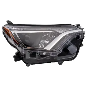 Trq B0cqz5vrm6 Passenger Side Headlight Assembly Halogen Compatible 2016-2018 Toyota Rav4
