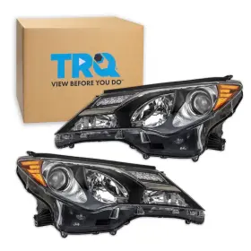 Trq B0cwx18xsf Driver And Passenger Side Headlight Assembly Set Compatible 20132015 Toyota