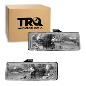 Trq B0f23nw65x Headlight Assembly Set Gm2502136 Gm2503136 Compatible 1995-2005 Chevrolet Trq B0f23nw65x Headlight Assembly Set Gm2502136 Gm2503136 Compatible 1995-2005 Chevrolet