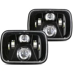Truckmall B07dvj8jlk 5x7 7x6 Inch Led Headlights H6054 6054 H5054 6052 Compatible Jeep