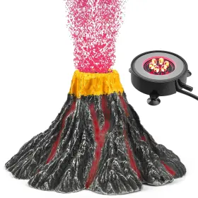 Uniclife 669818895019 Aquarium Volcano Ornament Kit Realistic Resin Volcanic Decoration Wi
