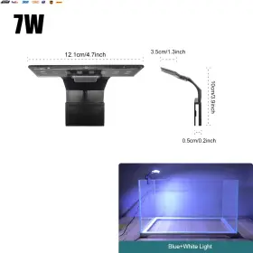 Usa-viralfinds 313033135169 Super Slim Led Lamp Aquarium Decorative Mini Aquatic Plant Light High Brightness