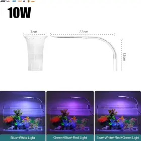 Usa-viralfinds 445022828882 Super Slim Led Aquarium Light Lighting Plants Grow 5w/10w/15w Aquatic Plan