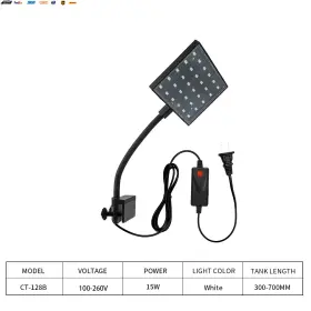 Usa-viralfinds 711181310894 Led Aquarium Light Fish Tank High Brightness Algae Lamp Landscaping Water Grass