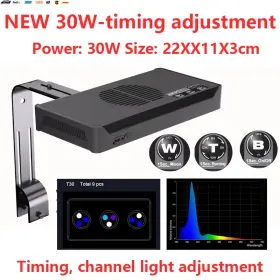 Usa-viralfinds 726084103726 Spectra Nano 029 Aquarium Light 30w Saltwater Lighting With Touch Control For Co