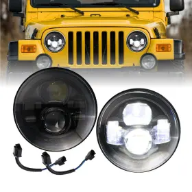 Usr Unique Style Racing B0cz84ghmz 97-06 Wrangler Tj 7 Inch Round H6024 Led Projector