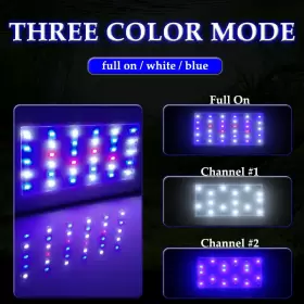 V E Vleading Elux 689829579579 Led Aquarium Light Freshwater Fish Tank Lamp - Planted Dimmable Full Spect