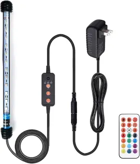 Varmhus 313087115131 Submersible Led Aquarium Light Fish Tank With 3 Stage Timer Auto T
