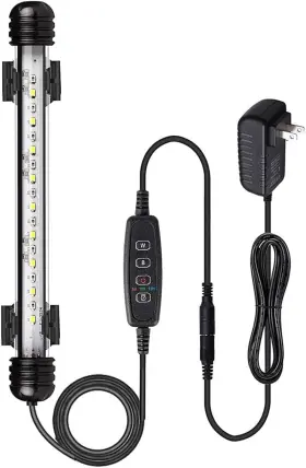 Varmhus 744759074331 Submersible Led Aquarium Light Fish Tank With Timer Auto On/off Di