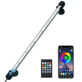 Varmhus 791809189361 Led Aquarium Lightfish Tank Light With Remote Controller&app Controld