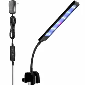 Varmhus 824382144998 Fish Tank Clip On Light Rgb Clamp Aquarium And Plant Aqua