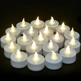 Vetour Cl24-02 Flameless Tea Lights Candles - Realistic Led Flickering Operated S