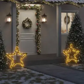 Vidaxl 357724 Christmas Decoration With Spikes Outdoor Light Star 115 Leds