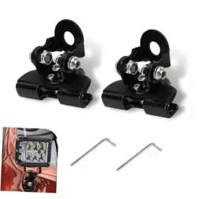 Waswale Wasmpn2 2 Pcs Led Light Bar Mounting Brackets Adjustable Ditch
