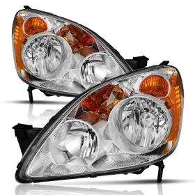 Weelmoto B0cjc6ss7t For 2005-2006 Honda Cr-v 4-door Sport Utility Headlights 2005 2006