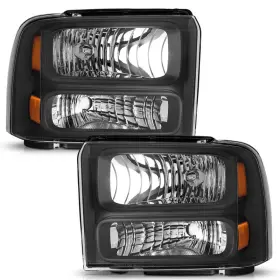 Weelmoto B0ddpgz8b3 Headlights Compatible 2005-2007 Ford F250 F350 F450 F550 Super Duty