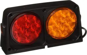 Wesbar 54209-019 Replacement Part Dual Rh Led Ag Light With 3 Wire Leads Amber