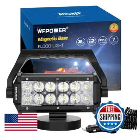 Wfpower B08zc4jxw2 Magnetic Mount Led Work Light Upgraded Super Bright 36w Portable