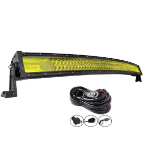 Willpower B07prbfklp 42 Inch 540w Yellow Curved Led Light Baramber Triple Row Flood Spot