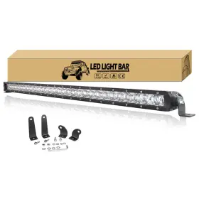 Willpower B08cscjtlk 31 Inch 150w Single Row Led Light Bar Spot Beam Slim Offroad