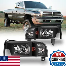 B09L4BT2WQ WOLFSTORM Headlights Dodge Ram