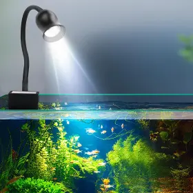 Wonming Fl-56 Aquarium Light Focus For Fish Tank Indoor Led Big Clip Lamp Adjustab