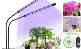 Xj Xi-0001 Clip On Plant Lamp Smart Wifi Led Grow Light Timer Dimmable Full Spectrum