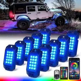 B095WNJBJY XPRITE Bluetooth Led Lights Multicolor Neon Accent
