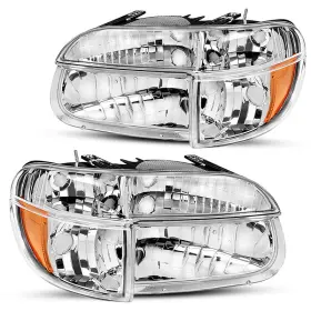 Yitamotor B092hs4b9b Headlight Assembly Compatible 1995 1996 1997 1998 1999 2000 2001 Ford
