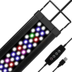 Zingbabu Aq0009 Usb Aquarium Light 10w Full Spectrum Fish Tank Lights With Timer Ad