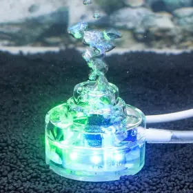 Zouminyy 121725376170 Colorful Gradient Even Air Output Underwater Bubble Fish Tank Light Led Subm