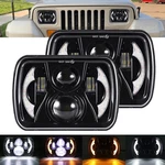 Yuguang 5x7 7x6 Led Headlights H6054 Hi/low Beam Drl Amber Turn. Fixed Price $72.63.