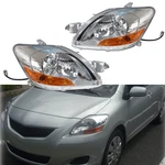 Antuko 8117052740 8113052750 Lh Rh Side Chrome Housing Clear Lens Headlamp. Fixed Price $171.95.