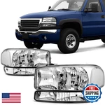 Scitoo Headlight Assembly Fits For Gmc Sierra 1500 1999-2006for 2500. Fixed Price $112.41.