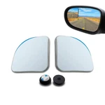 Hugwits 2 Pcs Car Blind Spot Mirrors, Hd Fan Shaped Glass Pcs, Transparent. Fixed Price $8.37.