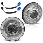 Dwvo 2pcs Projector 7 Inch Led Headlights Compatible 2007-2018 Wrangler Jk. Fixed Price $180.11.