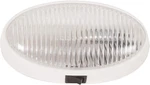 Optronics Rvpl7cfs Surface Mount Porchlight - Clear Oval, White Housing. Fixed Price $12.99.