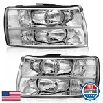 Axlaha Headlight Assembly For 2007-2013 Chevy Silverado 1500/07-14. Fixed Price $130.55.