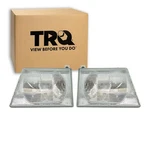 Trq Headlight Assembly Set Fo2502121 Fo2503117 Compatible 1992-1996 Ford E-150. Fixed Price $129.22.