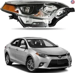 Wflnhb Headlights Assembly Replacement For Toyota Corolla 2014-2016 Projector. Fixed Price $173.50.