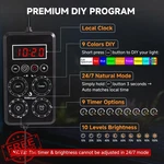 Fishkeeper Smart Led Aquarium Light 18-24" Full Spectrum, 9 Colors, Ip68. Fixed Price $44.99.