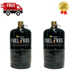(2 Pack) Mr. Heater Fuel Keg 1 Lb. / 16 Oz. Empty Refillable Propane Tank. Fixed Price $37.96.