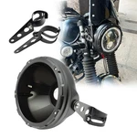 Harpuou 7 Inch Led Motorcycle Headlight Housing Bucket Lamp Shell Side Mount. Fixed Price $72.92.