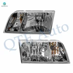 Headlights Assembly For 1998-2011 Ford Crown Victoria 8 Cyl 4.6l With Bulb. Fixed Price $60.70.