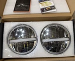 Uni-shine 7-inch Led Headlights - With Amber Turn Signal White Drl, X4pro. Fixed Price $58.00.