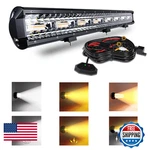 Slary 23 Inch 144w Led Light Bar White/amber Flasing Strobe Six Modes. Fixed Price $118.09.
