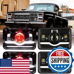 Doxmall 4pcs 4x6 Inch Led Headlights Dot Approved Red Devil Eye Drl Compatible. Fixed Price $187.48.