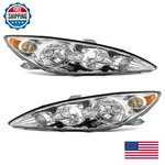 Axlaha Headlights Assembly For Toyota Camry 2005 2006 Chrome Housing Amber. Fixed Price $136.54.