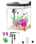 Vevor 2 Gallon Fish Tank Aquarium Led Smart Square Clear Glass 7 Color Self. Fixed Price $45.49.