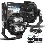 Maxpeedingrods 3.5 Inch Led Off Road Lights 160w 19200lm Round Fog. Fixed Price $119.99.
